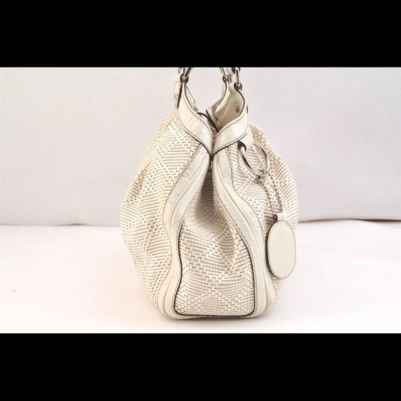 Gucci Sukey Woven Rafia Diamanté Tote - Picture 6 of 12